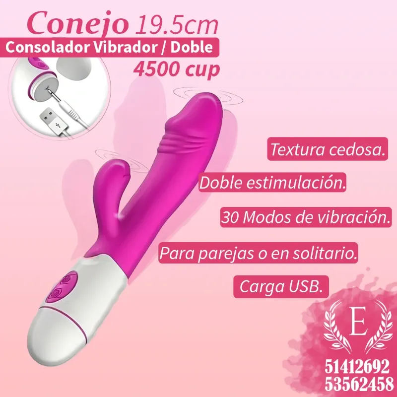 Conejito Vibrador 19.5cm 