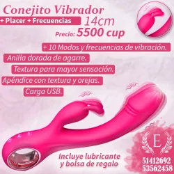 Conejito Vibrador Elegante 14cm