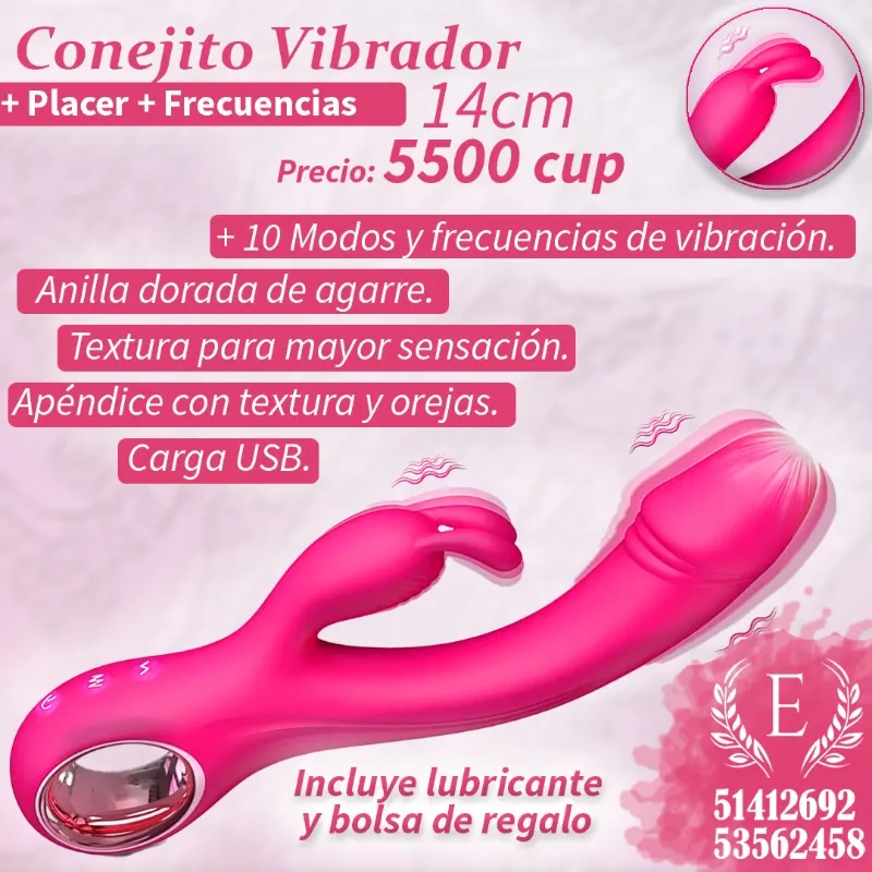 Conejito Vibrador Elegante 14cm