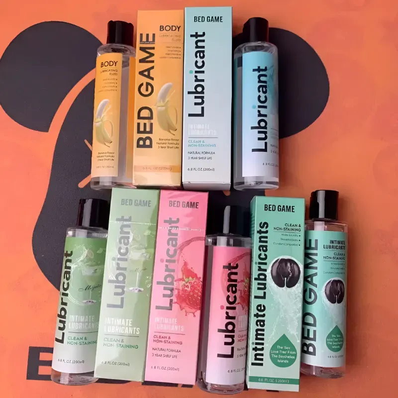 Lubricante base agua con aroma