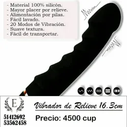 Vibrador de relieve escalonado 16 x 3cm 