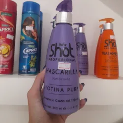 Mascarilla de biotina para el cabello