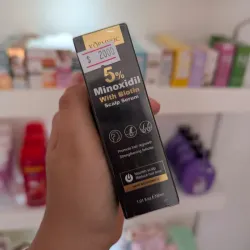Suero capilar con minoxidil al 5% y biotina