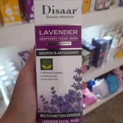 Limpiador facial de lavanda
