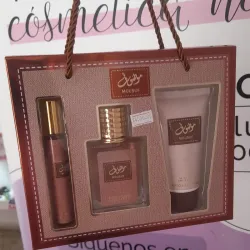 Set de perfume y crema de afeitar