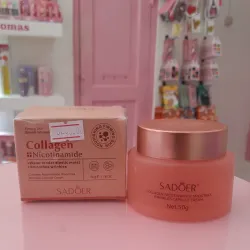 Crema facial de colágeno y niacinamida