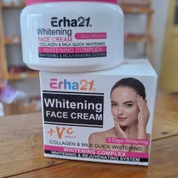 Crema facial blanqueadora  +Esencia VC  Colágeno y leche
