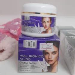 Crema facial de ácido hialurónico 