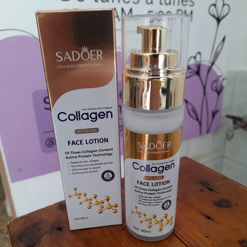 Crema facial de colágeno 