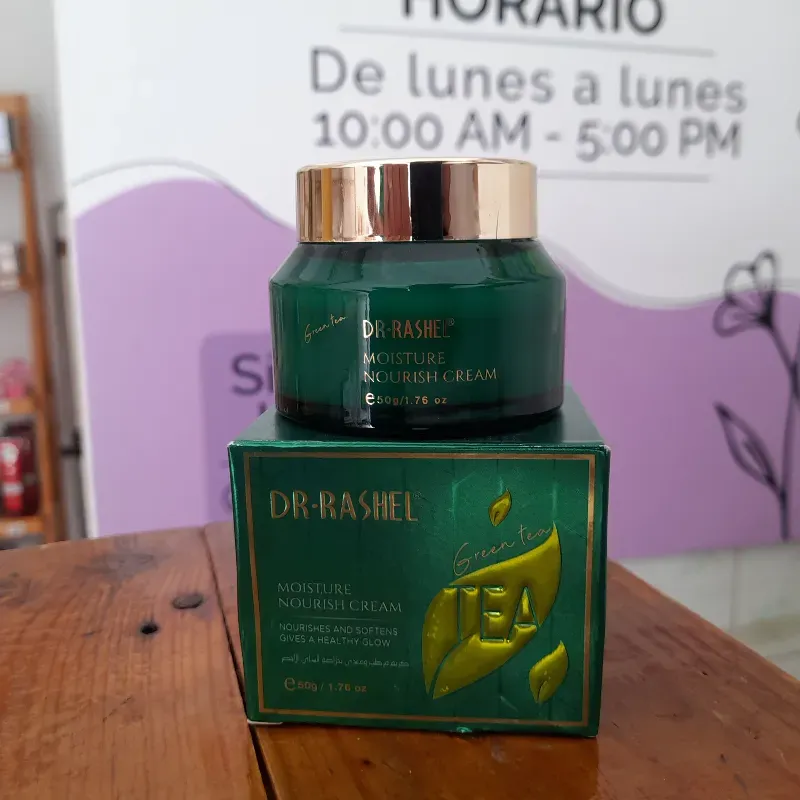 Crema facial de té verde