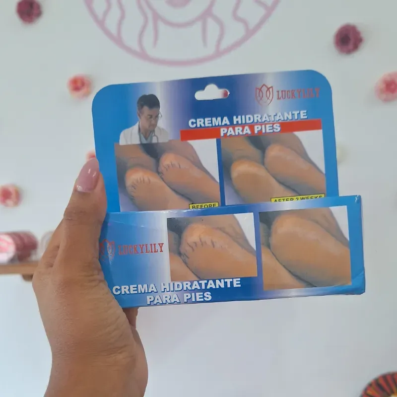 Crema hidratante para pies 