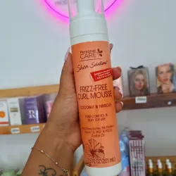 Espuma para cabellos rizados