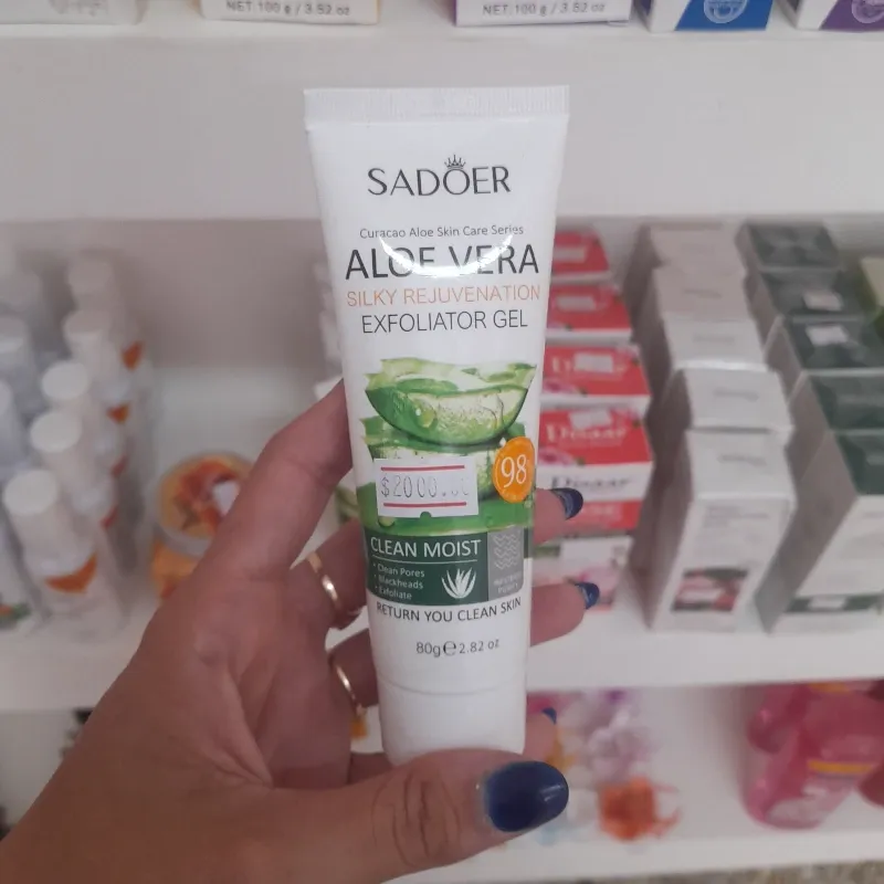Gel exfoliante de áloe verá