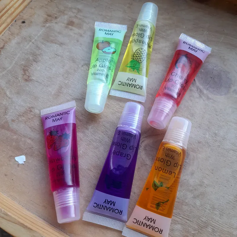 Lip gloss con vitamina E