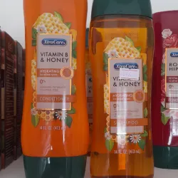 Juego de champú y acondicionador de vitamina B y miel