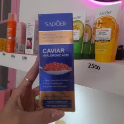Limpiador facial de caviar con ácido hialurónico 