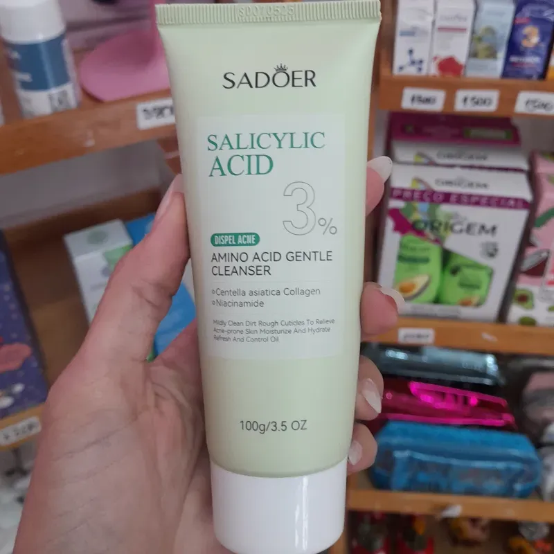 Limpiador facial de ácido salicílico 3%