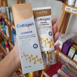 Limpiador facial de colágeno