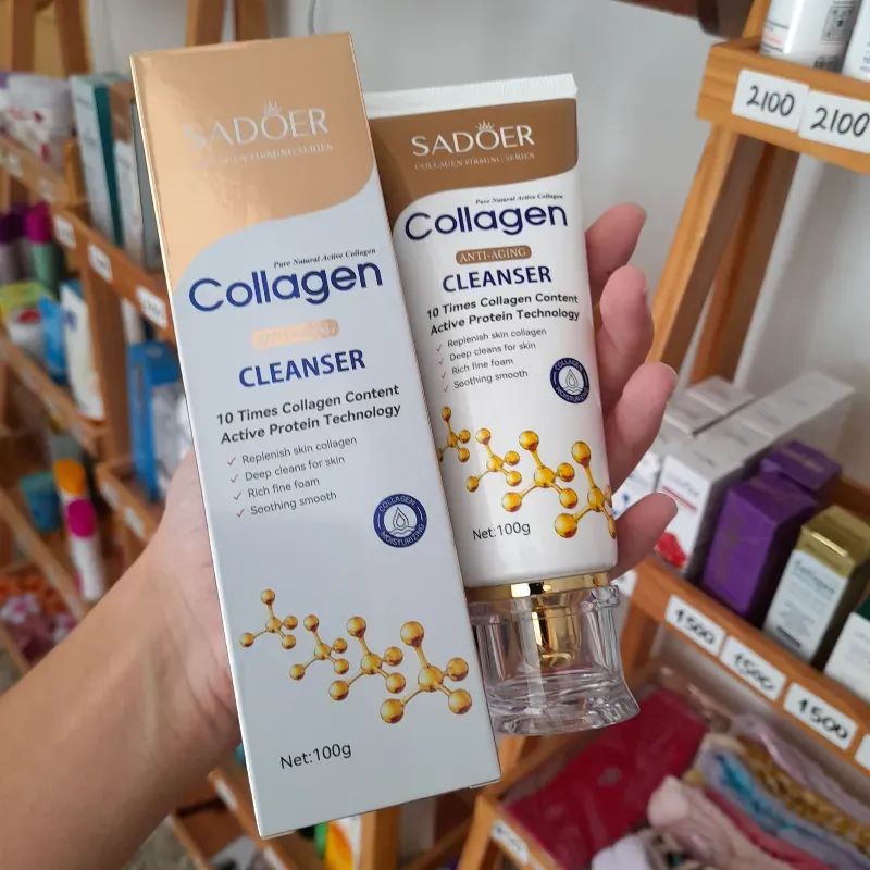 Limpiador facial de colágeno 