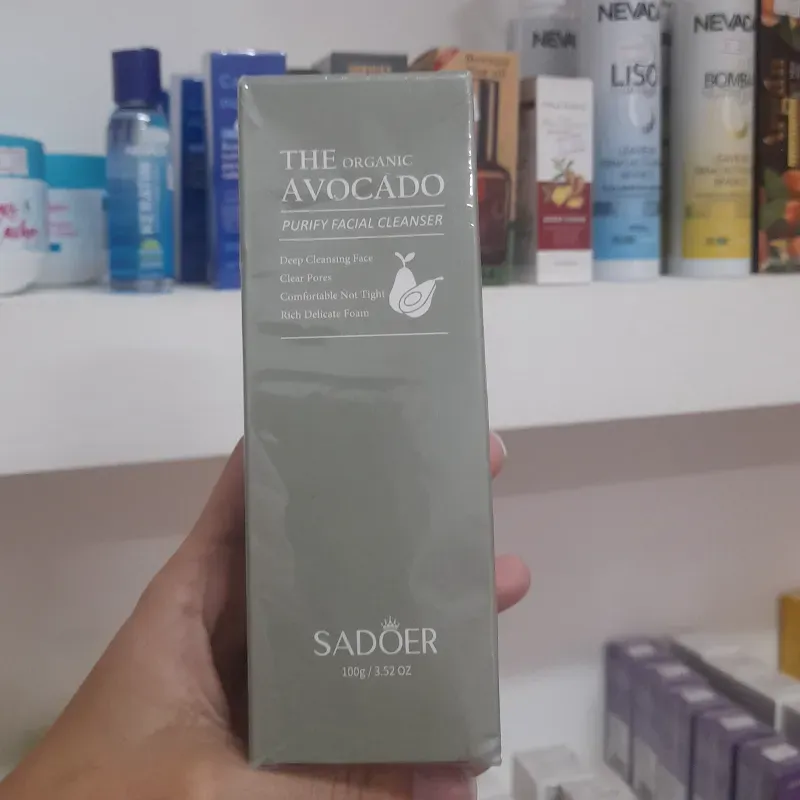 Limpiador facial de aguacate