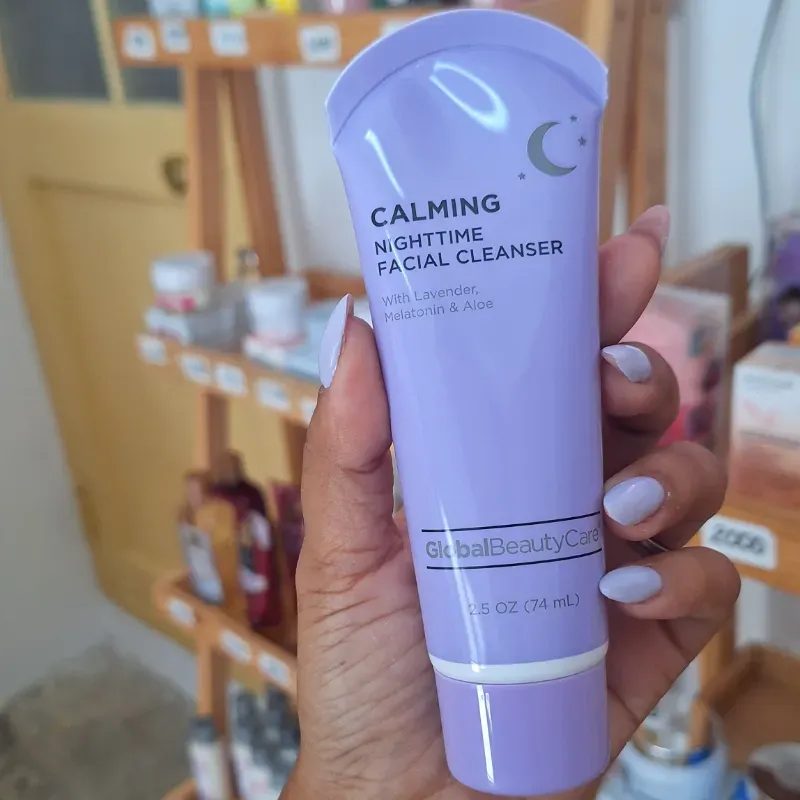 Limpiador facial de lavanda  aloe y melatonina