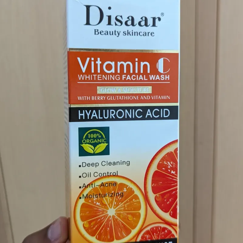 Limpiador facial vitamina c 