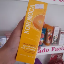 Mascarilla facial peel off de vitamina C y arbutin