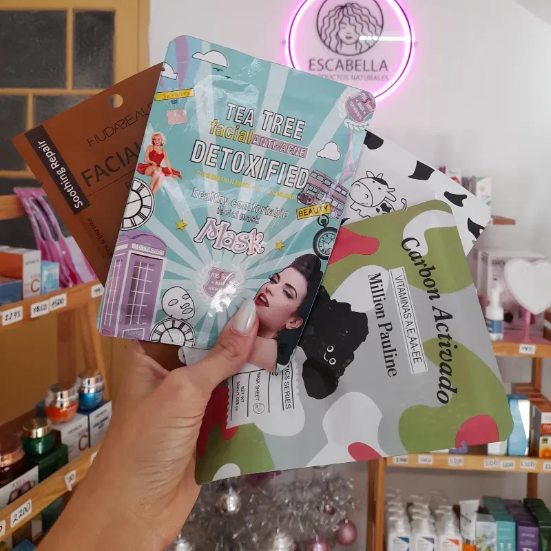 Mascarillas faciales 