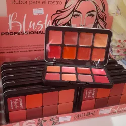 Paleta de rubor en crema 