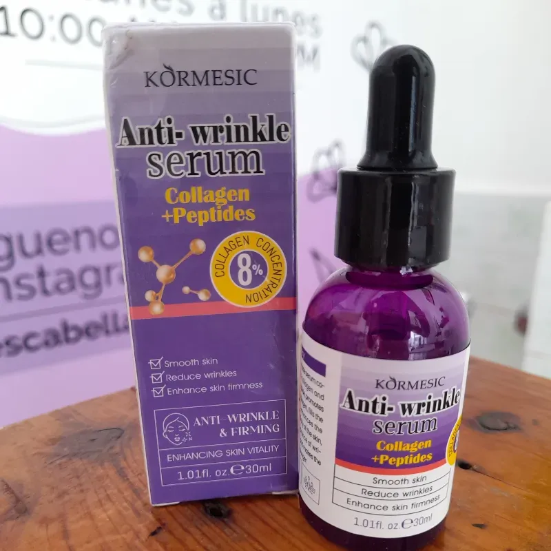 Serum facial antiedad con colágeno y péptidos