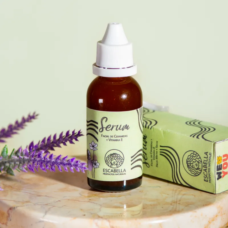 Sérum facial de ceramidas y vitamina E 