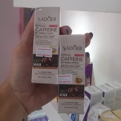 Serum facial de retinol con cafeína 