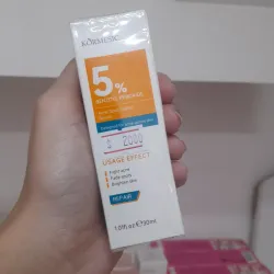 Suero para para atenuar cicatrices del acné con peróxido de benzoilo al 5%