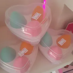 Set de 3 esponjas para maquillaje