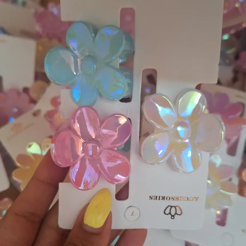 Set de 3 pellizcos de flor