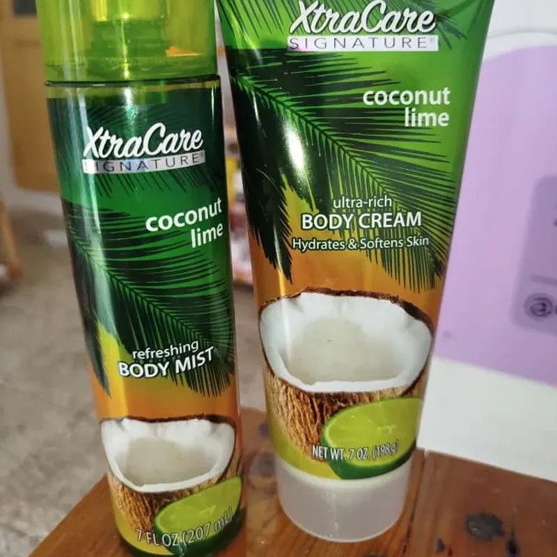 Set de colonia y crema coconut lime