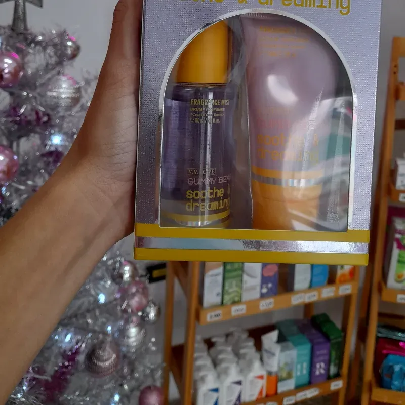 Set de colonia y crema