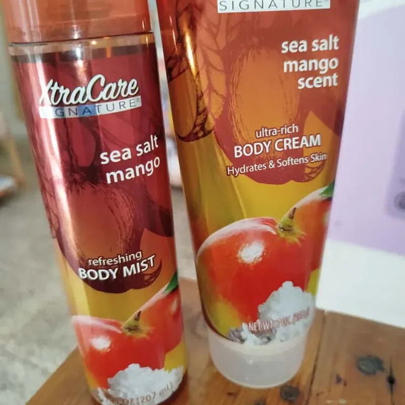 Set de colonia y crema sea salt mango