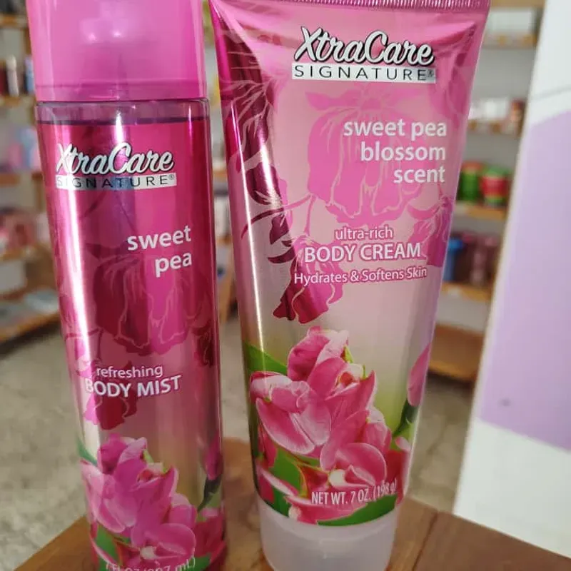 Set de colonia y crema sweet pea