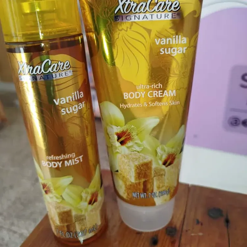 Set de colonia y crema vanilla sugar