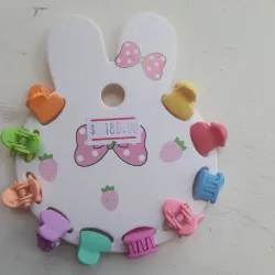 Set de pellizcos mini corazones 