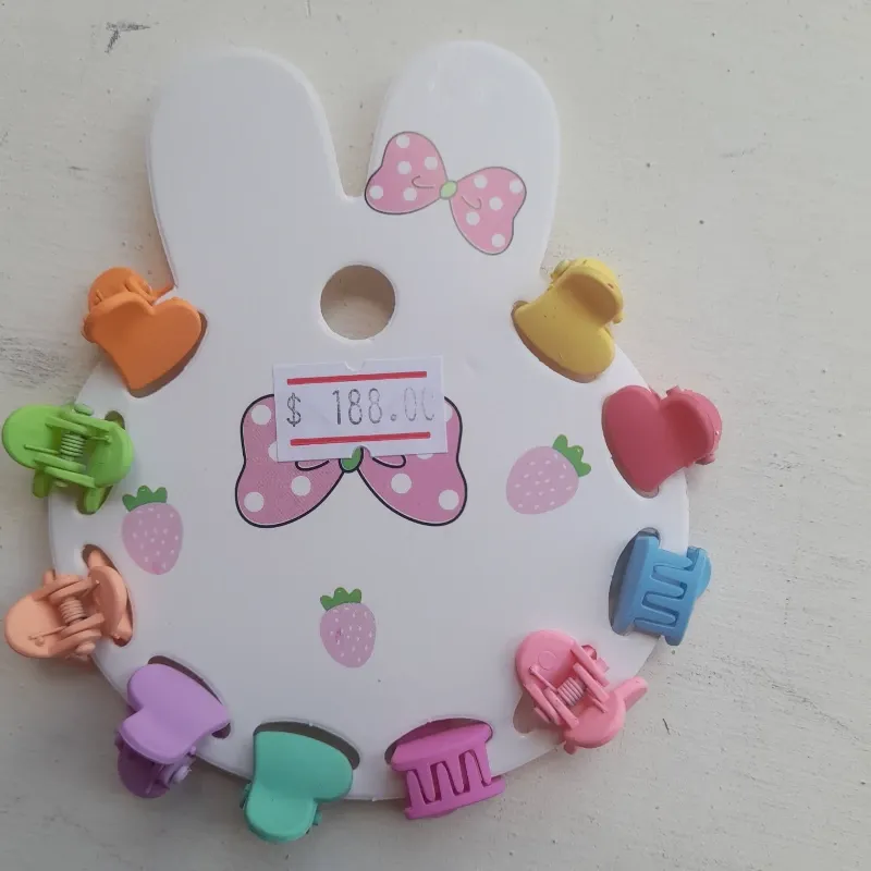 Set de pellizcos mini corazones