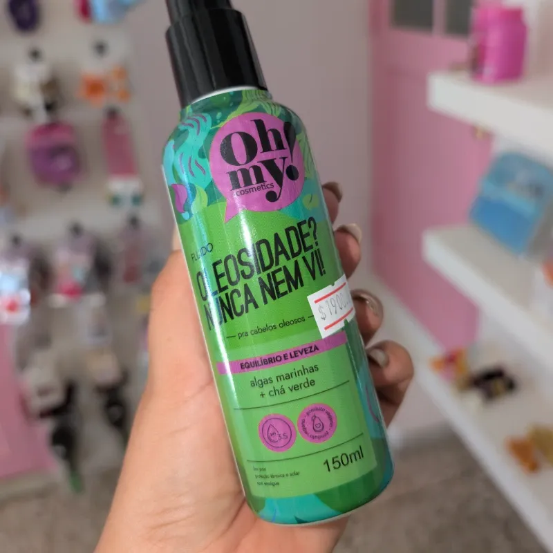 Spray para cabellos oleosos