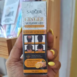Suero para el crecimiento del cabello con jengibre 