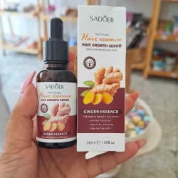 Suero para el crecimiento del cabello con jengibre