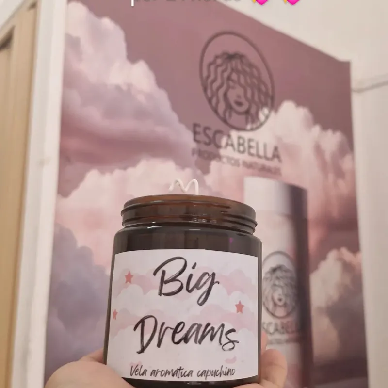 Vela aromática de capuchino 