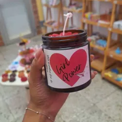 Vela aromatica de flor de cerezo