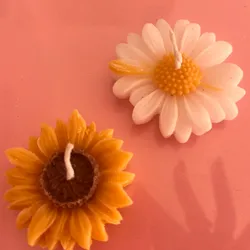 Vela aromática de flor