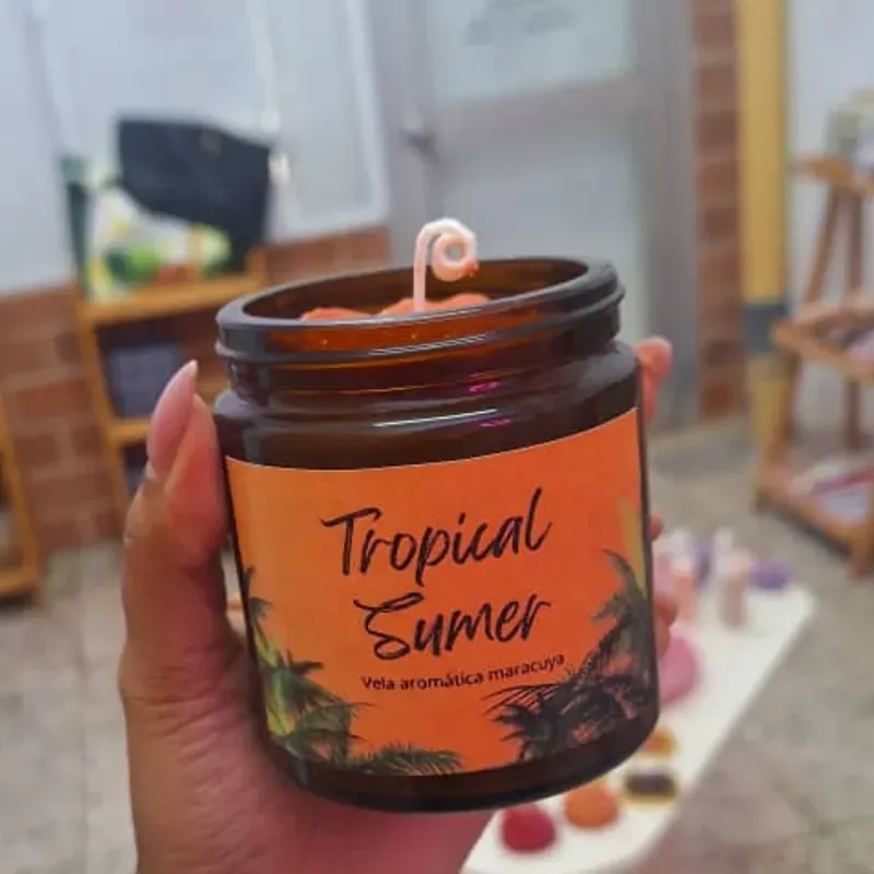 Vela aromatica de maracuya