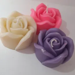 Vela aromática de rosas